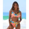 2024 New Sexy Brazilian Bikini Set Women Print Biquini Female Cut Bikinis Swimwear Push Up Swimsuit Bath Suit - Image 2