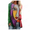 Abstract Portrait 3d Print T-shirt Women Fashion T-shirt African Women Tshirt Long Sleeve Tops Tees Graphic T shirt Y2k Clothes - Image 2