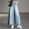 Baggy Jeans Women High Waist Blue 2023 Summer Wide Leg Jeans for Women's Korean Fashion Oversize Pants Trousers Clothes Y2k New - Image 4