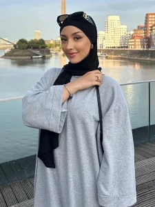 Ramadan Eid Hoodies Abaya Dubai Saudi Arabia Turkey Islam Muslim Modest Dress Prayer Clothes Women Kebaya Robe Femme Musulmane - Image 6