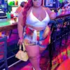 Large Size Woman 2-piece Pants Set Backless Tank and Shorts Summer Outfits Sexy Plus Size Swimsuit Wholesale Bulk Dropshipping
