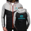 2024 Men's Newest Tops Cfmoto Autumn And Winter Popular Patchwork Seven-color Cotton-padded Jacket Hooded Coats Printing Clothes - Image 3