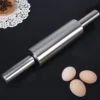 Stainless Steel Rolling Pin Non-Stick Pastry Dough Roller Bakeware Pizza Noodles Cookie Pie Making Baking Tools Kitchen Utensil - Image 3