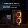 HOPESTAR Party 200 Mini Caixa De Som Bluetooth Speaker Portable RGB Light Waterproof Column TWS Stereo Subwoofer Music Center TF - Image 3