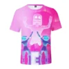 Newest Popular DJ Marshmello Cotton Candy Printed T-shirt 3D Fashion Men Women streetwear Hip Hop Personality Round neck y2k Top - Image 3
