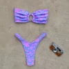 Micro Bikini Push Up Women Swimsuits 2024 Sexy Female Swimwear Brazilian Bikini Set Thong Biquini Swim Suits Print Beachwear - Image 5