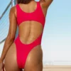 2024 New Style Brazilian Swimwear Women Sexy Backless One Piece Swimsuit Biquini Mujer Trikini Badpak Dames Bikini Maillot Beach - Image 6