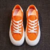 Feerldi Ulzzang All-matched Canvas Sneakers Women Stripe Sport Shoes Platform Green White Orange Tennis Shoes Girls Plimsolls - Image 3