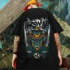 Big Size T-Shirt For Man Japanese Samurai Style Tee Shirt Men's Short Sleeve Top 3d Print O-Neck Loose Tshirt Hip Hop Streetwear - Image 6