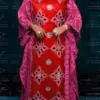 VONDA Women Summer Maxi Long Dress 2024 Vintage Lace Patchwork Printed Party Dress Sexy Bat-wing Sleeve Sundress Casual Vestidos