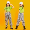 Teenage Girls Clothes Sets Short Sleeve Tops Sport Pants Summer Kids Tracksuit Children Hip Hop Outfits 4 6 8 10 12 14 16 Year - Image 2