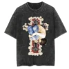 Vintage Anime Graphic Tees for Men Women Retro Cotton T-Shirt Short Sleeve Tops Summer Casual Oversized Tshirt Gothic Streetwear - Image 3