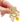 High End Chinese Dragon Zodiac Brooch Fashion Crystal Rhinestone Badge Jewelry Lapel Pins Animal Corsage Luxulry Accessories - Image 5