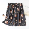 Summer Men's Cotton Viscose Printed Pajamas Shorts Thin 5xl Oversize Loose Shorts Beachwear Casual Home Men Pyjama Shorts - Image 5
