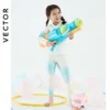 VECTOR Children's Swimsuit Sunscreen Swimsuit Bikini Breathable Split Suit Summer Beach Long-sleeved Swimsuit Can Be Split 2023 - Image 2