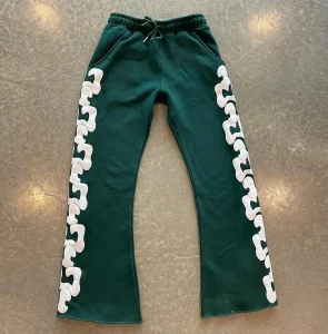 American Harajuku retro hand-painted foam sweatpants 2024 new men's and women's casual street fashion sports y2k pants Man pants - Image 3