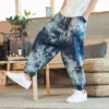 New Mens Hippie African Print Baggy Low Crotch Pants Casual Cotton Genie Boho Pants Men Hiphop Streetwear Traditional Trousers - Image 5