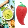 Creative Chili Spice Spice Filter Stew Soup Silicone Tea Herbal Infuser Filter Tool Seasoning Kit Kitchen Practical Gadgets - Image 3
