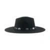 Hats Hat Fedora Hats for Women Panama Wide Brim 9.5cm Big Size Belt Casual Luxury Formal Men Caps Black Khaki Sombreros De Mujer - Image 4
