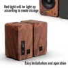 XDOBO Taste 1978 Audience Bluetooth Speakers 5-inch 2.0 Channel 130W Subwoofer Home Theater Home Wooden Bookshelf Sound System - Image 5