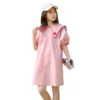 Girls Preppy Style Dress 2023 New Fashion Children Embroidery Clothing Cute Kids Summer Dresses 6 7 8 9 10 11 12 13 14 16 years - Image 3