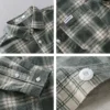 2024 Spring Autumn New Pure Cotton Casual Plaid Long Sleeve Shirts for Men Clothing Simple Soft Streetwear FY6105 - Image 4
