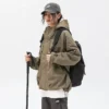 American Style Retro Outdoor Large Pocket Design Sense Charge Clothes 2024 Spring Japanese Hooded Jacket For Men And Women - Image 2