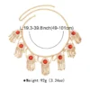 Charm Sexy 18k Gold Plated Tassels Chain Waist Belly Belt Women Shiny Red Crystal Summer Beach Bikinis Body Chains Goth Jewelry - Image 6