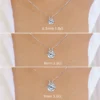 IOGOU Luxury 3.0 Carat Moissanite Pendant Necklaces for Women Real 925 Silver 1ct 2ct Diamond Necklace Engagement Jewelry Gifts - Image 5