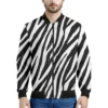 Abstract Zebra Pattern Jacket Men Clothes 3d Printed Flower Sweatshirt Women Casual Bomber Zipper Jackets Streetwear Tops Coat - Image 5