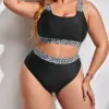 Plus Size Tank Top High Waist Bikini Swimwear Women's Swimsuit Beachwear Bathing Suits