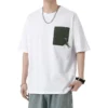 Hip Hop Mens Streetwear T-shirts Casual 2024 Summer Short Sleeves Black White Tshirt Tees Fashion Oversize 4XL Clothes - Image 4