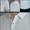 Loose extra size Polo Shirt,High Quality Men's High Elastic Ice Silky Seamless Short Sleeve Shirt Polo Shirt Casual Shirt,S-4XL - Image 6