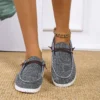 2022 New Women Shoes Sneakers Knitted Mesh Dude Flats Large Size Ladies Slip on Mujer Zapatill Casual Summer Female Mocassins - Image 4