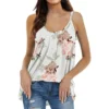 Hawaiian Printed Women'S Tank Top U-Neck Spaghetti Strap Camisole Sleeveless Beach Style Summer Tops Plus Size Boho Blouse Blusa - Image 2