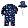 Children's One-piece Swimsuit SPF 50 Summer New Swimsuit INS Style Boy Baby Girl Beach Split Swimsuit Children's Sun Hat - Image 6