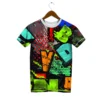 Hip Hop Street T-shirt Men's 3D Graffiti Print Short Sleeve Fashion Personality Men's T-shirt Round Neck Quick Drying Sportswear - Image 4