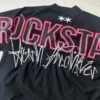 Punk Rock Star Cartoon Print T-shirt Street Hip-hop European and American Short-sleeved Men Y2k Oversized Harajuku Trendy Top - Image 5