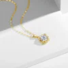 Star Of David 3ct Moissanite Necklace For Women With Certificate Original Luxury Gold Pendant Jewelry Christamas Gift Hot Sale - Image 3