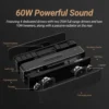 BOGASING S8 Pro Bluetooth Speaker with Hi-Res 60W Audio Extended Bass and Treble Bluetooth 5.0 HiFi Portable Wireless Speaker - Image 2