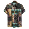 Hawaiian Cotton High Quality Shirts Men's Oversize Shirt Man Tiki Fashion Clothing Blouses Luxury Social T-shirts Free Shipping - Image 5