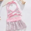 Mermaid Puppy Dog Bikini Swimsuit Dog Beach Dressing Tutu Dresses Dog Bathing Suit for Small Dogs Cat Pet Summer Clothes Costume - Image 3