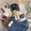 High Quality Vintage Classic Short Suit Women 2023 Summer Short Sleeve Zipper Tops High Waist Shorts Two Piece Set Streetwear - Image 3