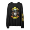 Mens Fashion Guns N Roses Tshirts Vintage Long Sleeve Tee Tops GnR Rock T-shirt Men Loose Oversized Streetwear T-shirts - Image 4