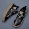 High Top Mens Sneakers Fashion Men Casual Shoes Luxury Brand White Sneakers Tenis Ankle Boots Fashion Skate Shoes Men Breathable - Image 5