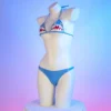Women Sexy Bikini Set Shark Print Swimwear Bathing Suit Bra Top with Panties Female Minimal Coverage Swimsuit Lingerie Underwear - Image 5