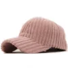 Korean Version Corduroy Solid Color Autumn Winter Baseball Cap Unisex Keep Warm Fashion Stripe Men Snapback Dad Hat - Image 5
