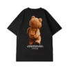 Hip Hop Oversize T Shirt Men 2023 Streetwear Harajuku Cartoon Bear Tshirt Short Sleeve Cotton Loose HipHop T-Shirt Plus Size 5XL - Image 4