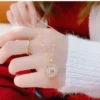 HOYON 18K Gold Color One Eye Necklace Women's Jewelry Diamond Style Bijoux Femme Collares Natural Gemstone Pendant With Necklace - Image 5