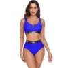 AROHA 2024 Sexy Bikini Swimwear Women's Two-Piece Gold Plated Belt Detail High Waist Biquin Swimsuit Plus Size Bathers Beachwear - Image 5